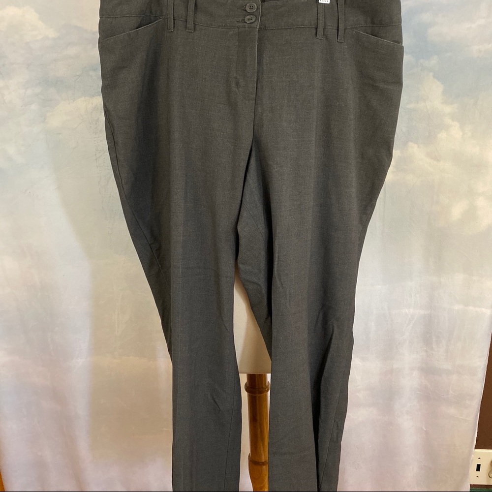 Lane Bryant Gray Dress Pants 16 Petite